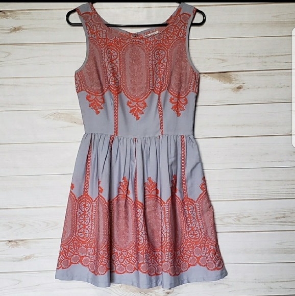 Pinky Dresses & Skirts - Coral Flirty Fun Dress by Pinky Size L